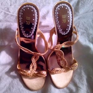Gold heels